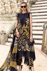 Digital Printed 3PC Lawn Suit