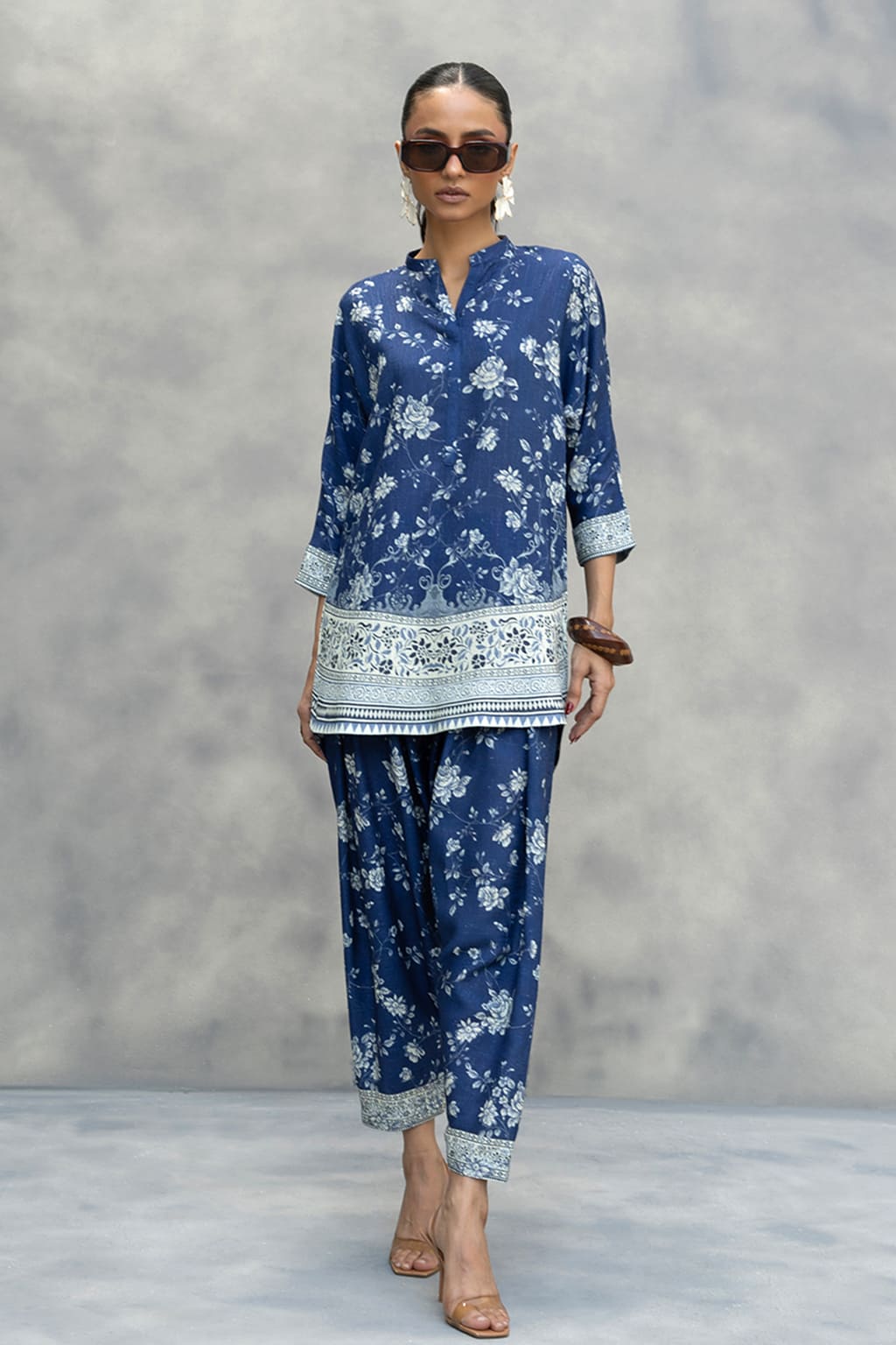 Digital Flow 2PC Printed Lawn Suit