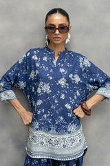 Digital Flow 2PC Printed Lawn Suit
