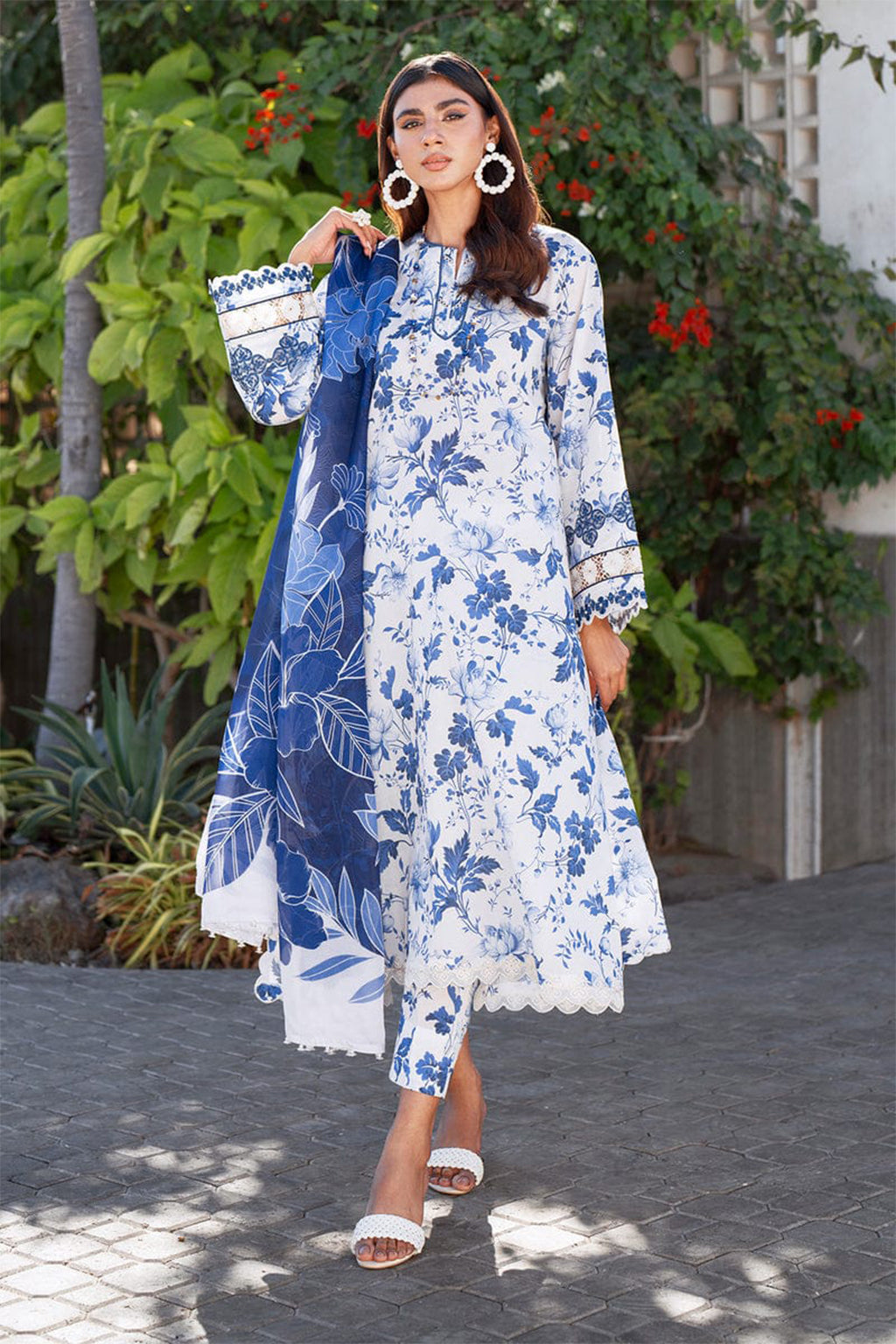 Digital Luxe 3PC Printed Suit